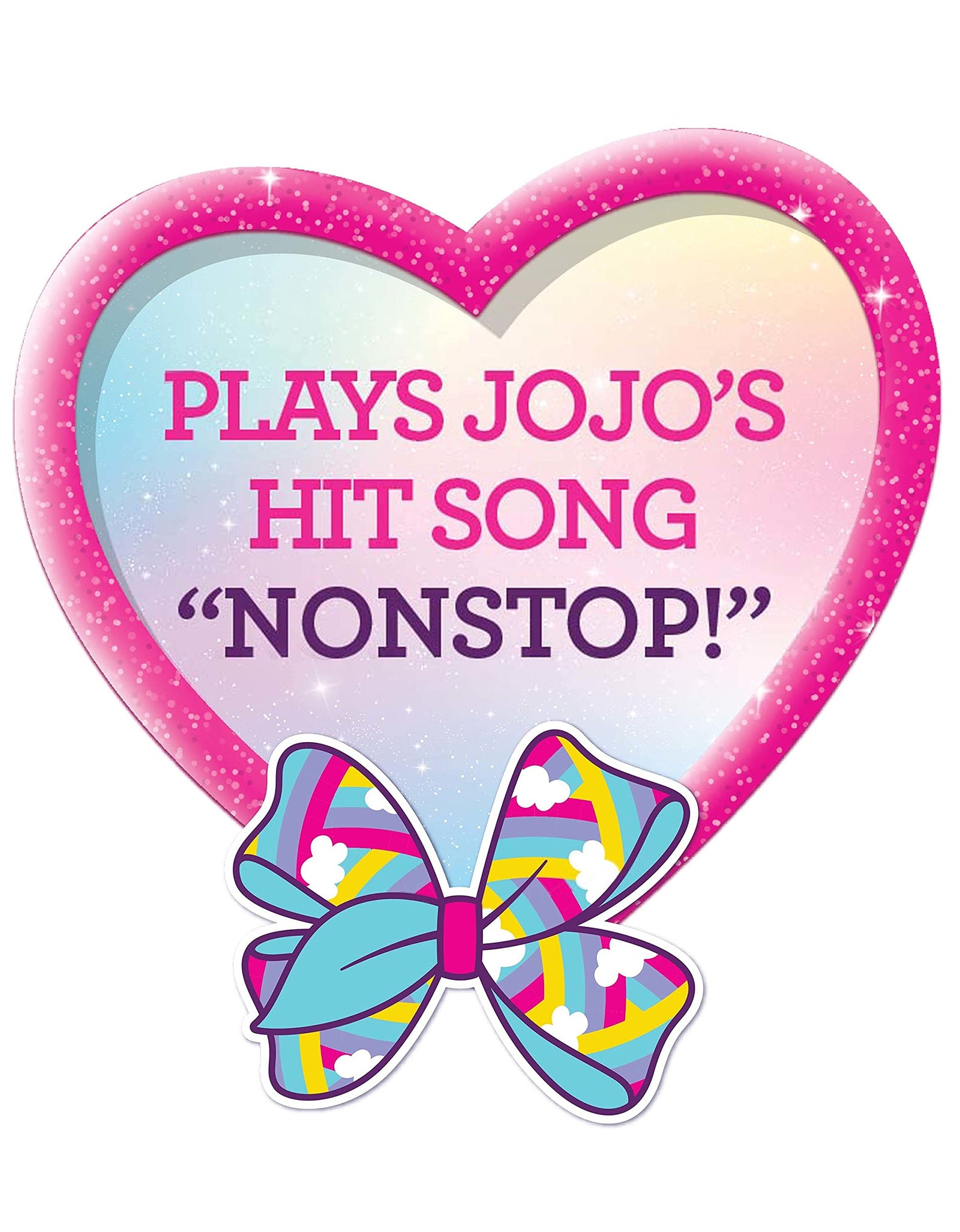 JoJo Siwa 10 Inch Singing Doll, Sings Hit Song Titled Non-Stop, Pink Jacket with Rainbow Fringe, by Just Play