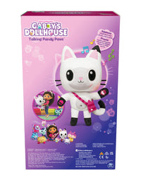 Gabby's Dollhouse, 13-inch Talking Pandy Paws Plush Toy with Lights, Music and 10 Sounds and Phrases
