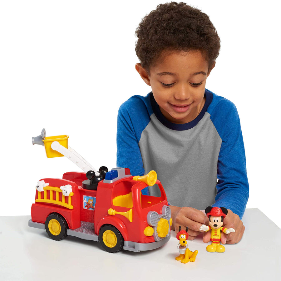Disney’s Mickey Mouse Mickey’s Fire Engine, Fire Truck Toy with Lights and Sounds, by Just Play