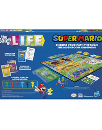 Hasbro Gaming The Game of Life: Super Mario Edition Board Game for Kids Ages 8 and Up, Play Minigames, Collect Stars, Battle Bowser
