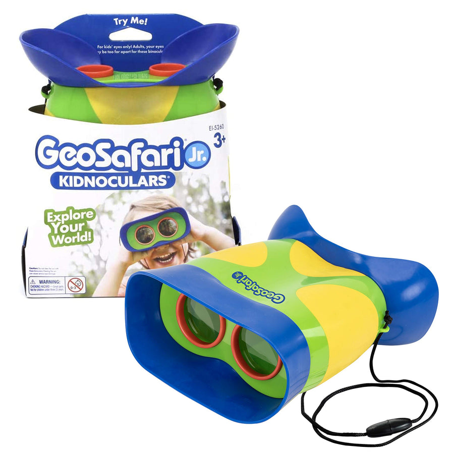 Educational Insights GeoSafari Jr. Kidnoculars Binoculars for Kids, Toddler & Kids Binoculars, Outdoor Play, Camping Gear, Ages 3+