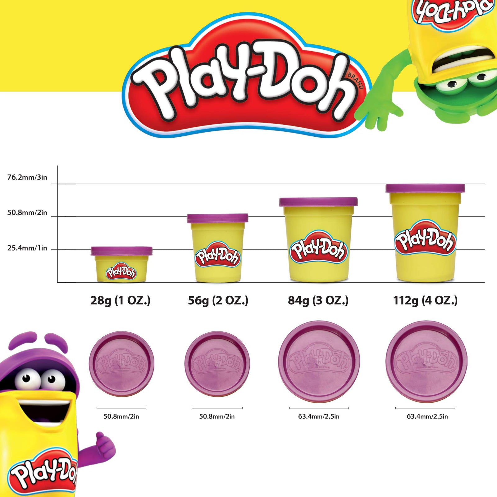 Play-Doh Modeling Compound 10-Pack Case of Colors, Non-Toxic, Assorted, 2 oz. Cans, Ages 2 and up, Multicolor (Amazon Exclusive)