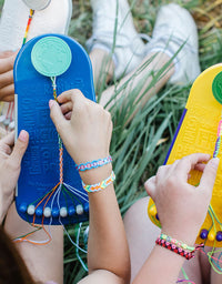 Choose Friendship, My Friendship Bracelet Maker, 20 Pre-cut Threads (Craft Kit / Kids Jewelry Kit)

