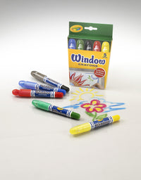 Crayola Washable Window Crayons - 5-count
