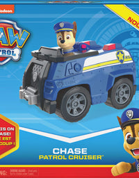 Paw Patrol, Chase’s Patrol Cruiser Vehicle with Collectible Figure, for Kids Aged 3 and Up
