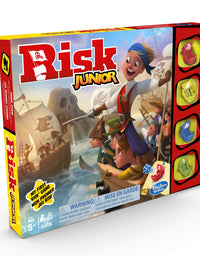 Hasbro Gaming Risk Junior Game: Strategy Board Game; A Kid's Intro to The Classic Risk Game for Ages 5 and Up; Pirate Themed Game
