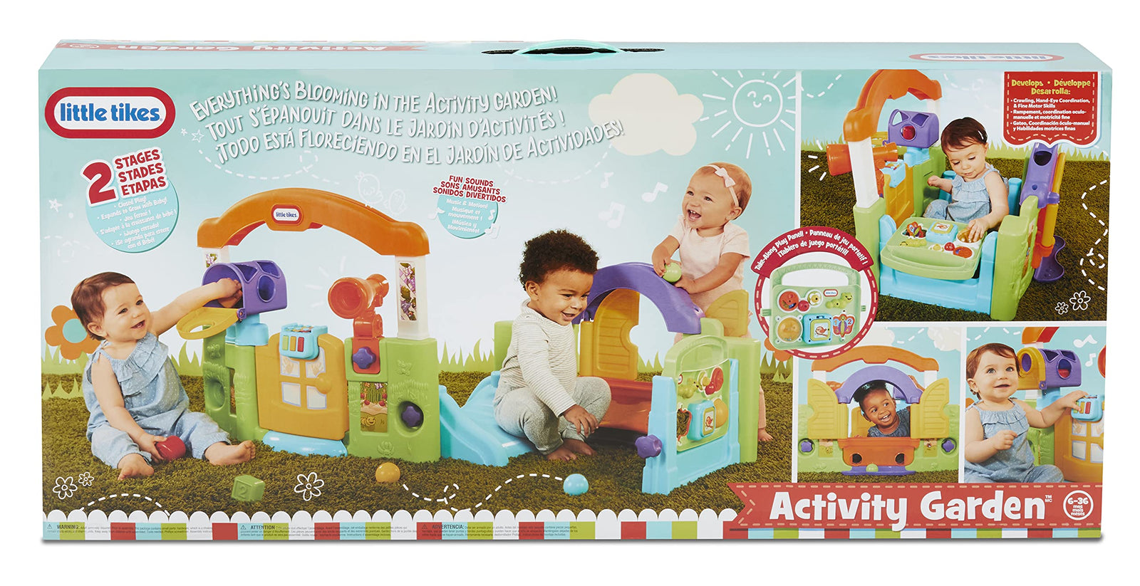 Little Tikes Activity Garden Playhouse for Babies, Infants and Toddlers - Easy Set Up Indoor Toys with Playtime Activities, Sounds, Games for Boys Girls Ages 6 Months to 3 Years