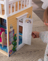 KidKraft My Dreamy Wooden Dollhouse with Lights and Sounds, Elevator and 14 Accessories, Gift for Ages 3+
