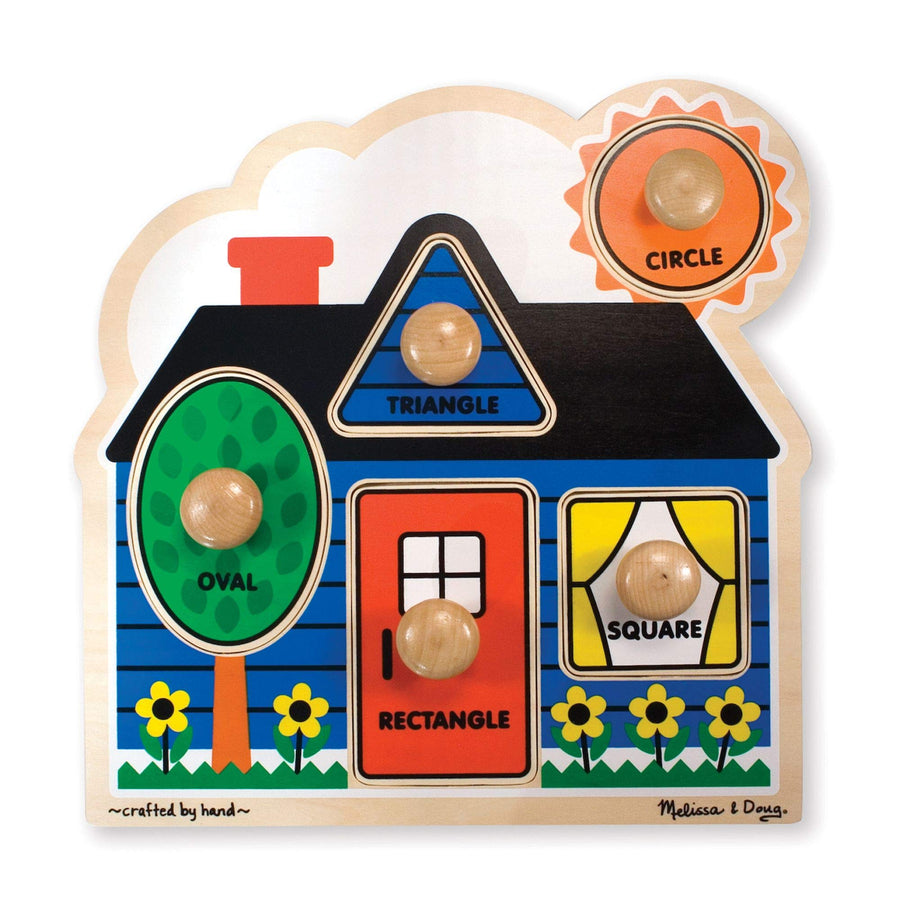 Melissa & Doug First Shapes Jumbo Knob Wooden Puzzle