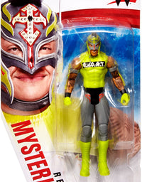 WWE Rey Mysterio Action Figure Series 124 Action Figure Posable 6 in Collectible for Ages 6 Years Old and Up
