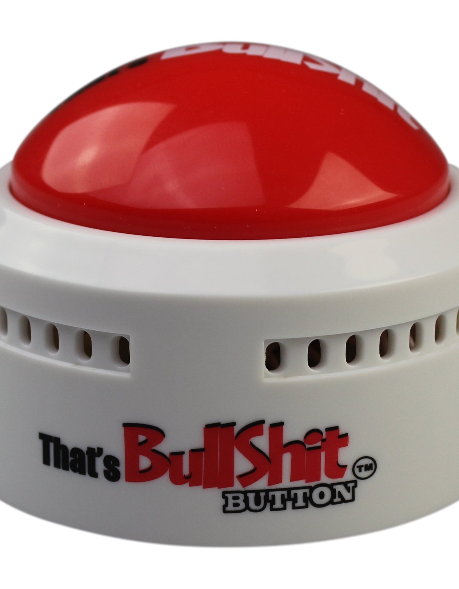 Talkie Toys Products That's Bullshit Button (White) - Talking Button Features Hilarious BS Sayings - Funny Gifts for Calling Out Fake News, Political bs and More