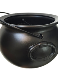 GiftExpress 8" Black Cauldron Kettle, Halloween Cauldron
