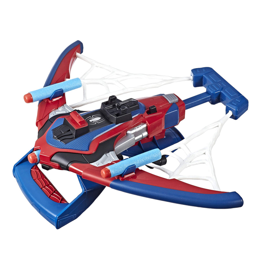 Marvel Spider-Man Web Shots Spiderbolt NERF Powered Blaster Toy, Fires Darts, Includes 3 Darts And Instructions, For Kids Ages 5 and Up