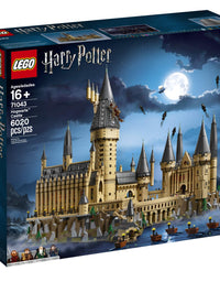LEGO Harry Potter Hogwarts Castle 71043 Castle Model Building Kit with Harry Potter Figures Gryffindor, Hufflepuff, and More (6,020 Pieces)
