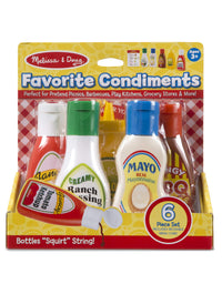 Melissa & Doug 5-Piece Favorite Condiments Play Food Set
