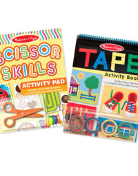 Melissa & Doug Scissor Skills and Tape Activity Books Set
