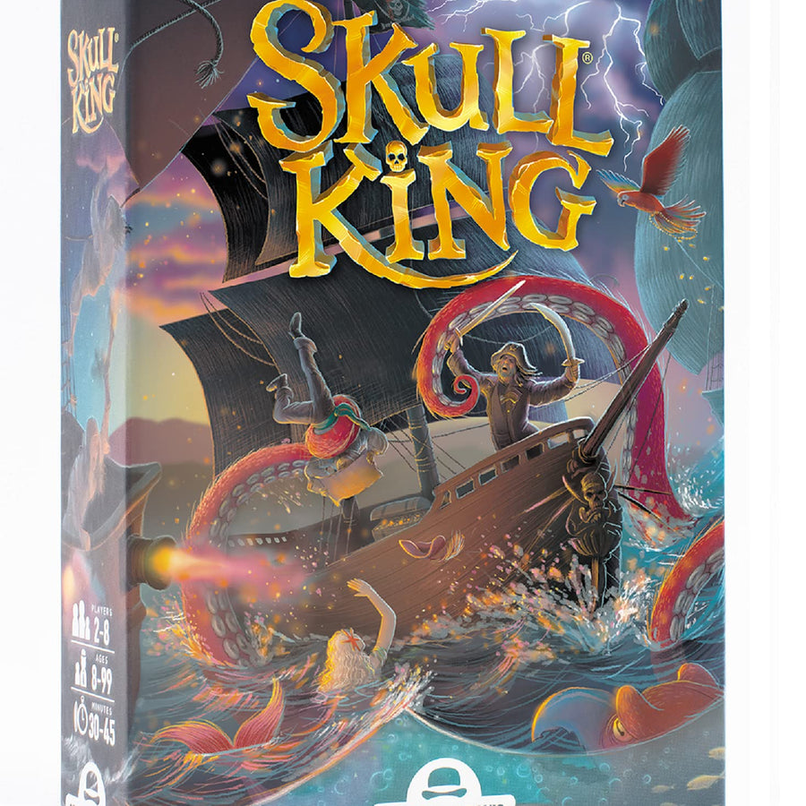 Skull King - The Ultimate Pirate Trick Taking Game | from The Creators of Cover Your Assets & Cover Your Kingdom | 2-8 Players 8+