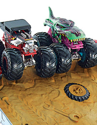 Hot Wheels Monster Trucks Downhill Race & Go Playset
