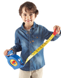 Learning Resources Play Tape Measure, 3 Feet Long, Kids Measuring Tape, Easy Grip, Construction Toys, Ages 3+
