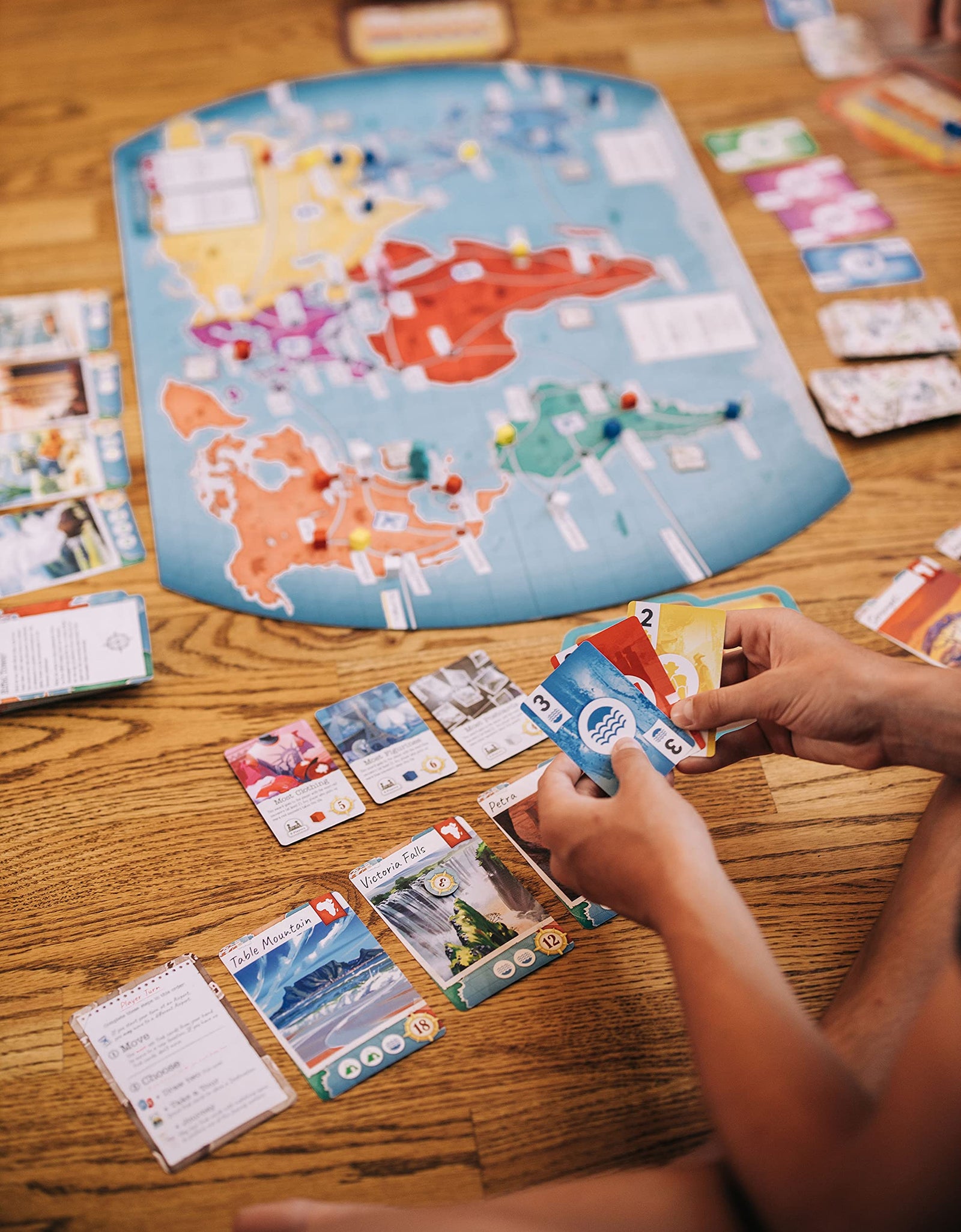 Trekking The World: A Family Board Game Perfect for Your Next Family Game Night / One of The Best Board Games for Adults and Family / from The Creators of Trekking The National Parks