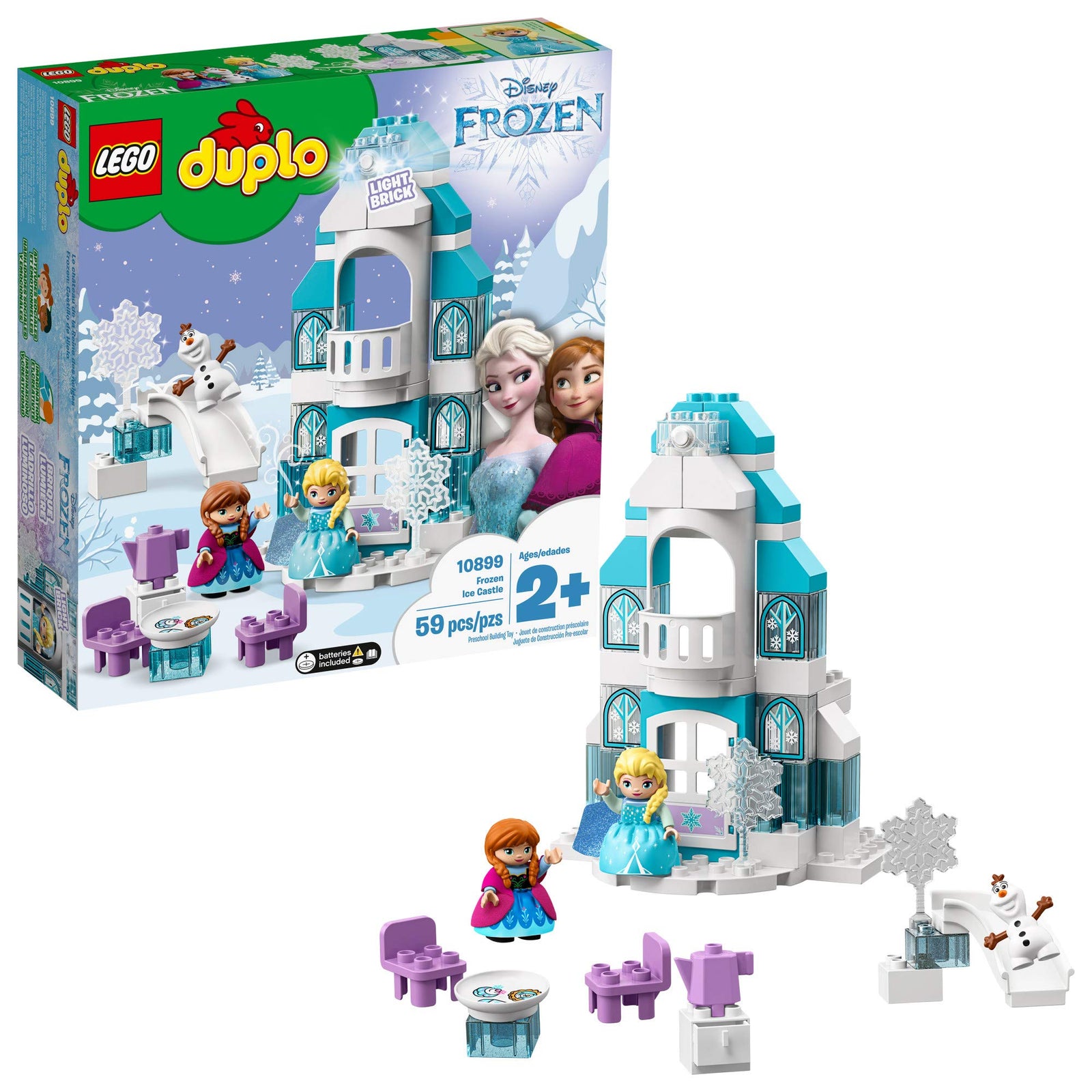 LEGO DUPLO Disney Frozen Ice Castle 10899 Building Blocks (59 Pieces)