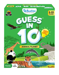 Skillmatics Card Game : Guess in 10 Animal Planet | Gifts for Ages 6 and Up | Super Fun for Travel & Family Game Night
