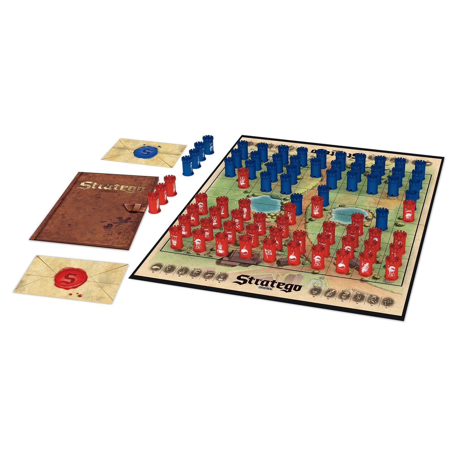 Jumbo, Stratego - Original, Strategy Board Game, 2 Players, Ages 8 Year Plus