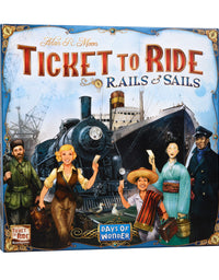 Ticket to Ride Rails & Sails Board Game | Family Board Game | Board Game for Adults and Family | Train Game | Ages 10+ | For 2 to 5 players | Average Playtime 60-120 minutes | Made by Days of Wonder
