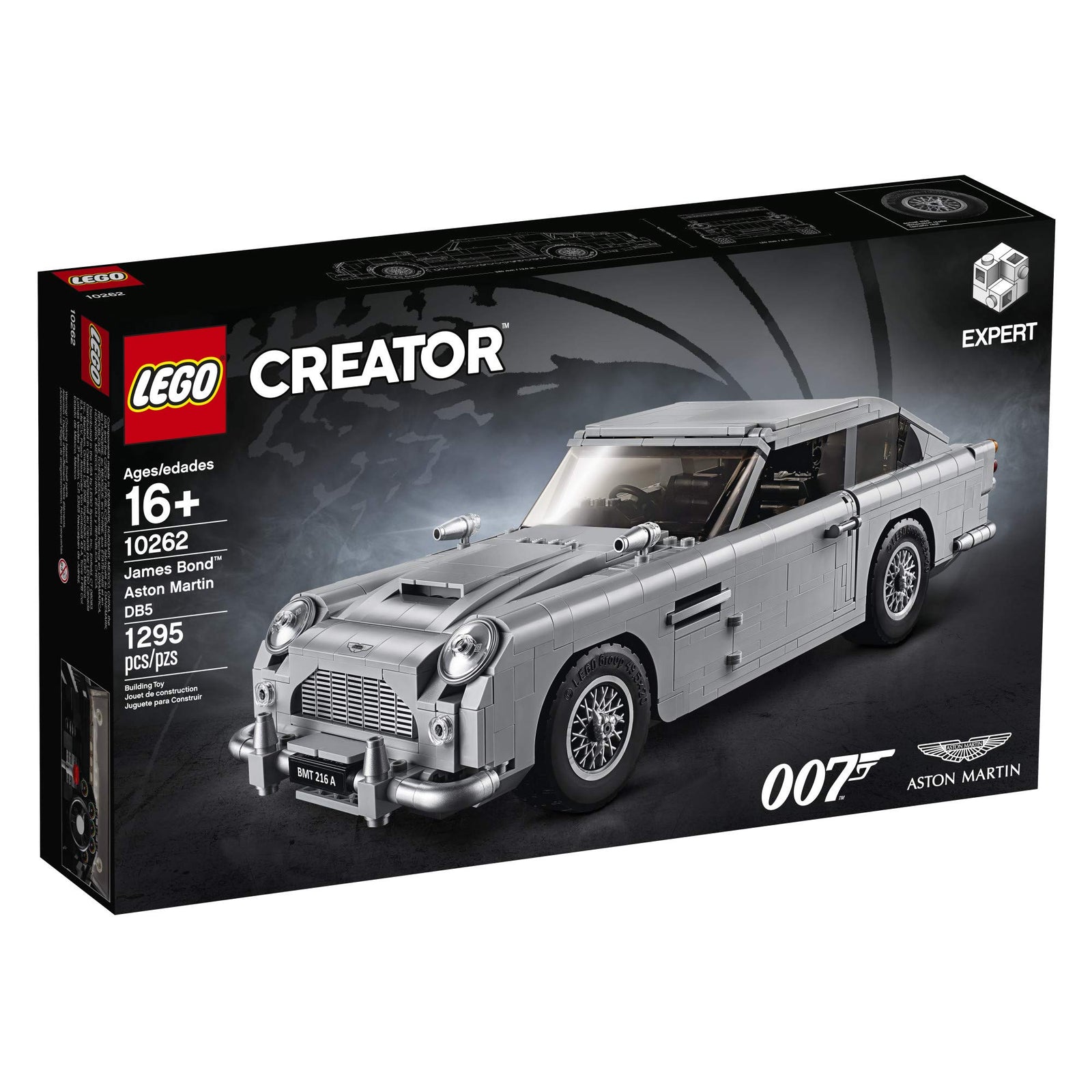 LEGO Creator Expert James Bond Aston Martin DB5 10262 Building Kit (1295 Pieces)