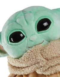 Star Wars The Child Plush Toy, 8-in Small Yoda Baby Figure from The Mandalorian, Collectible Stuffed Character for Movie Fans of All Ages, 3 and Older
