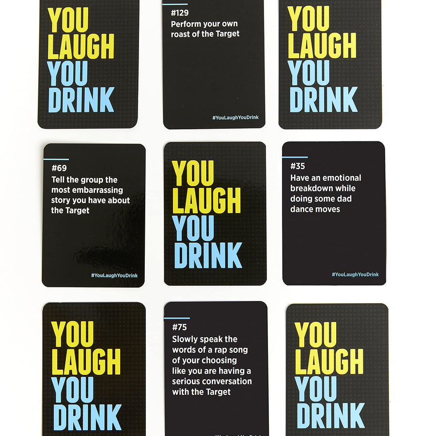 You Laugh You Drink - The Drinking Game for People Who Can't Keep a Straight Face [A Party Game]