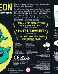 The Chameleon, Award-Winning Board Game for Families & Friends
