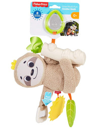 Fisher-Price Slow Much Fun Stroller Sloth 0+ kids , Brown/Yellow/Green
