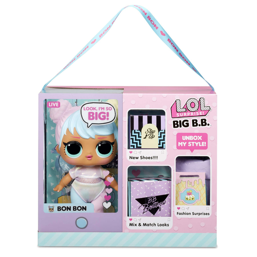 LOL Surprise Big BB Bon Bon - 11 Inch Large Baby Doll with Colorful Surprises - Toy Doll and Doll Accessories - Happy Birthday Collectible Girls Gifts and Toys for Ages 4-14 Years