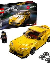 LEGO Speed Champions Toyota GR Supra 76901 Toy Car Building Toy; Racing Car Toy for Kids; New 2021 (299 Pieces)
