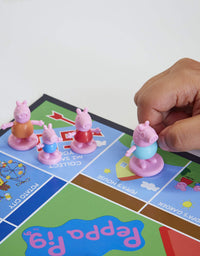 Hasbro Gaming Monopoly Junior: Peppa Pig Edition Board Game for 2-4 Players, Indoor Game for Kids Ages 5 and Up (Amazon Exclusive)
