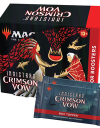 Magic: The Gathering Innistrad: Crimson Vow Collector Booster Box | 12 Packs + 2 Dracula Box Toppers (182 Magic Cards)
