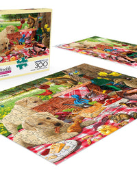 Buffalo Games - Picnic Raiders - 300 LARGE Piece Jigsaw Puzzle
