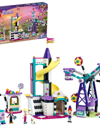 LEGO Friends Magical Ferris Wheel and Slide 41689 Building Kit for Kids Theme Park with 3 Mini-Dolls; New 2021 (545 Pieces)
