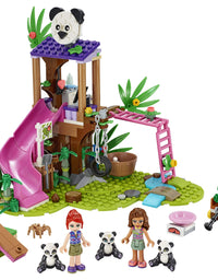 LEGO Friends Panda Jungle Tree House 41422 Building Toy; Includes 3 Panda Minifigures for KidsWho Love Wildlife Animals Friends Mia and Olivia (265 Pieces)
