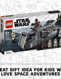 LEGO Star Wars: The Mandalorian Imperial Armored Marauder 75311 Awesome Toy Building Kit for Kids with Greef Karga and Stormtroopers; New 2021 (478 Pieces)
