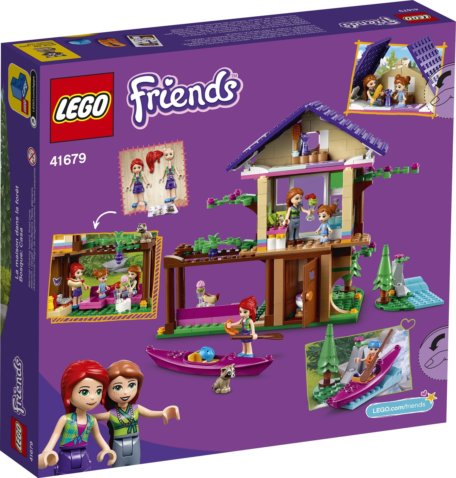 LEGO Friends Forest House 41679 Building Kit; Forest Toy with a Tree House; Great Gift for Kids Who Love Nature; New 2021 (326 Pieces)