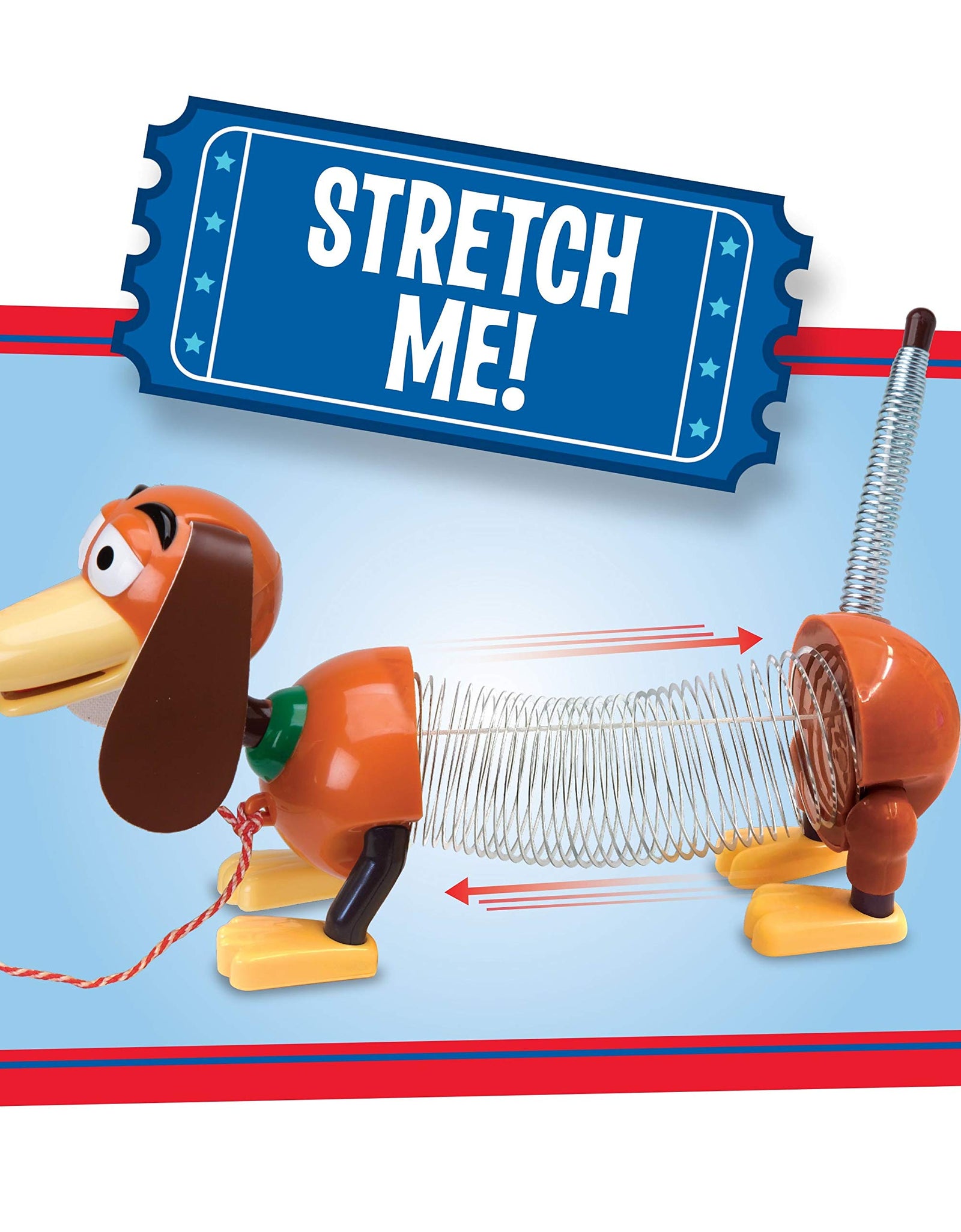 Disney•Pixar's Toy Story Slinky Dog Pull Toy, Walking Spring Toy for Boys and Girls, by Just Play