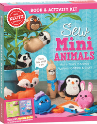 Sew Mini Animals (Klutz Craft Kit)
