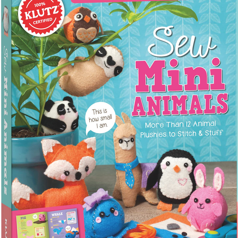 Sew Mini Animals (Klutz Craft Kit)
