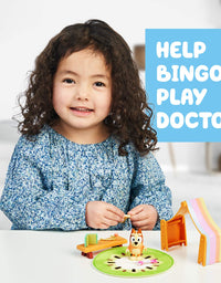 Bluey Bingo's Playroom, with 2.5" Bingo Figure, Canopy, Table, Computer, Rug, and Xylophone
