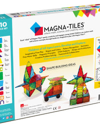 Magna Tiles Metropolis Set, The Original Magnetic Building Tiles for Creative Open-Ended Play, Educational Toys for Children Ages 3 Years + (110 Pieces)

