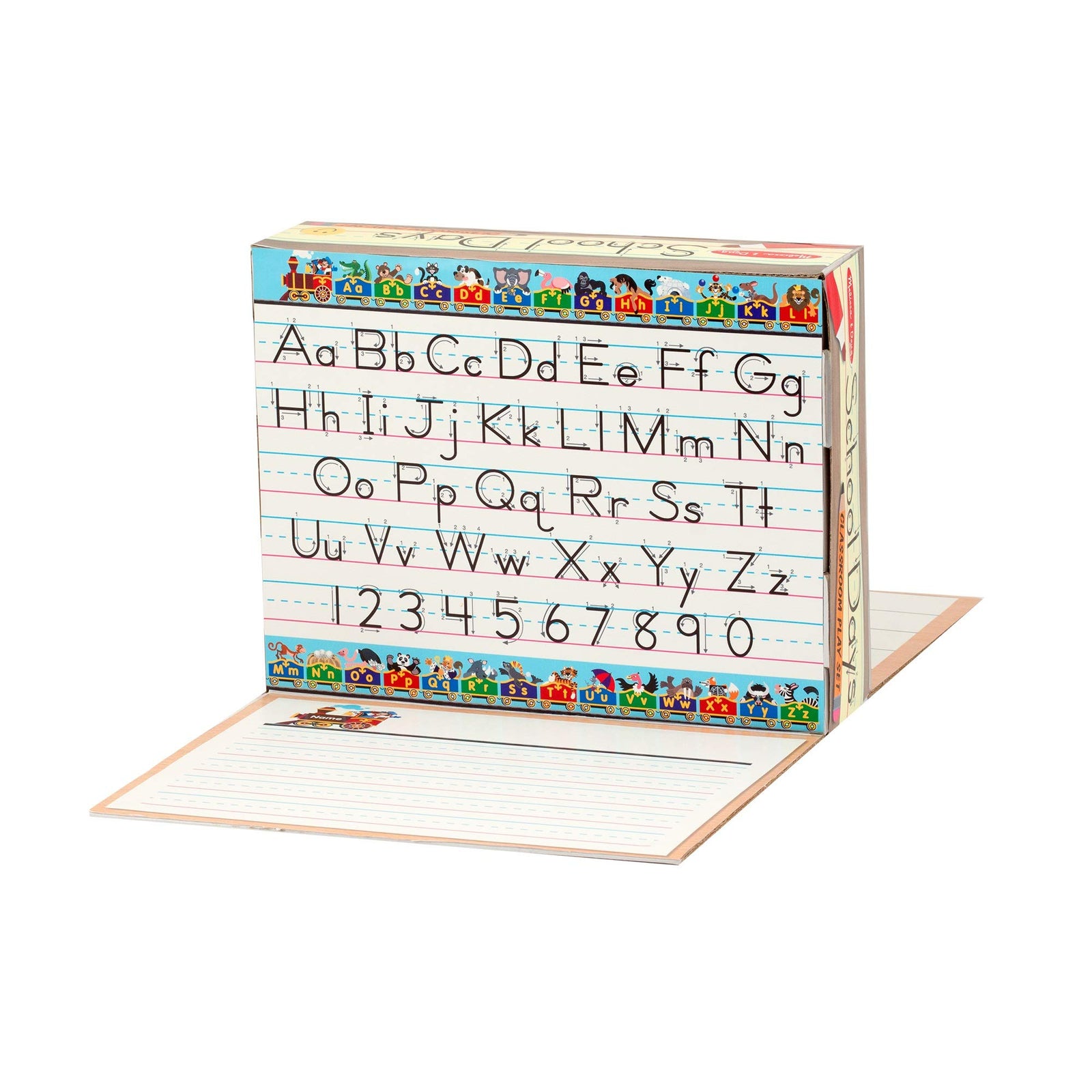 Melissa & Doug School Time! Classroom Play Set Game - Be Teacher or Student