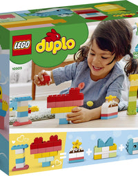 LEGO DUPLO Classic Heart Box 10909 First Building Playset and Learning Toy for Toddlers, Great Preschooler’s Developmental Toy (80 Pieces)
