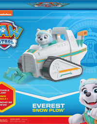 PAW Patrol, Everest’s Snow Plow Vehicle with Collectible Figure, for Kids Aged 3 and Up
